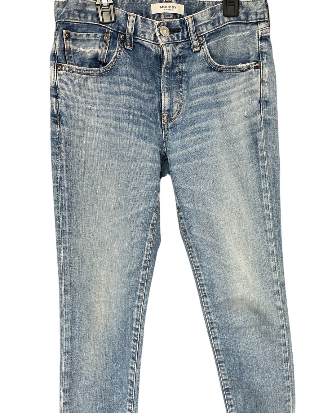 Moussy Light Blue Wash Denim Women’s Jeans Size 26 Ankle Length - Picture 2 of 12